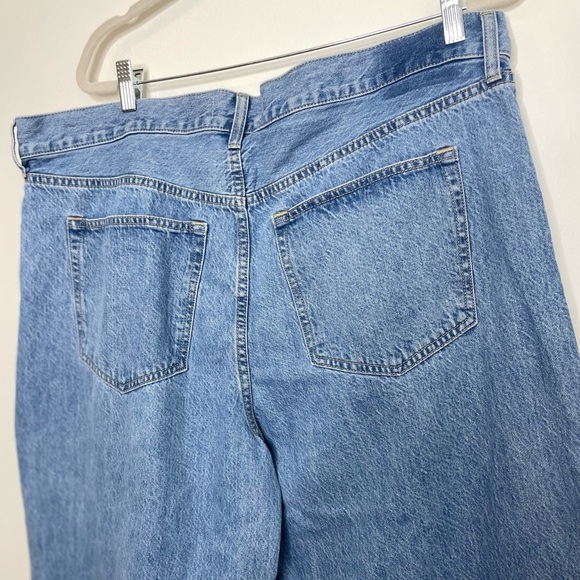 NWT A&F High Rise Wide Leg Jean Medium Wash 34 Long - Picture 9 of 15